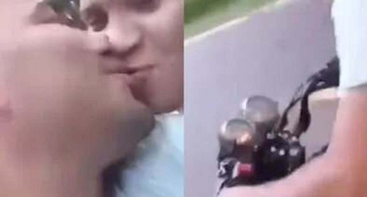 Mujer grabó su muerte cuando se estrelló en una moto con su novio en Cesar: “te amo mi amor”