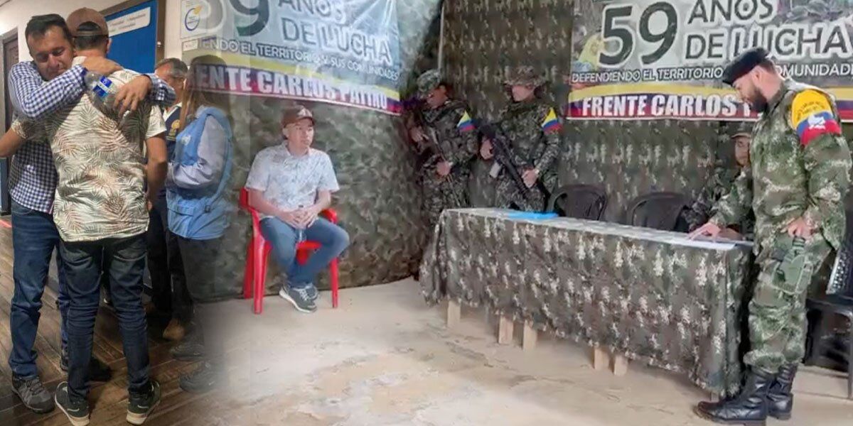 Hijo del alcalde de Rosas, Cauca se reencuentra con su padre tras 15 días de secuestro