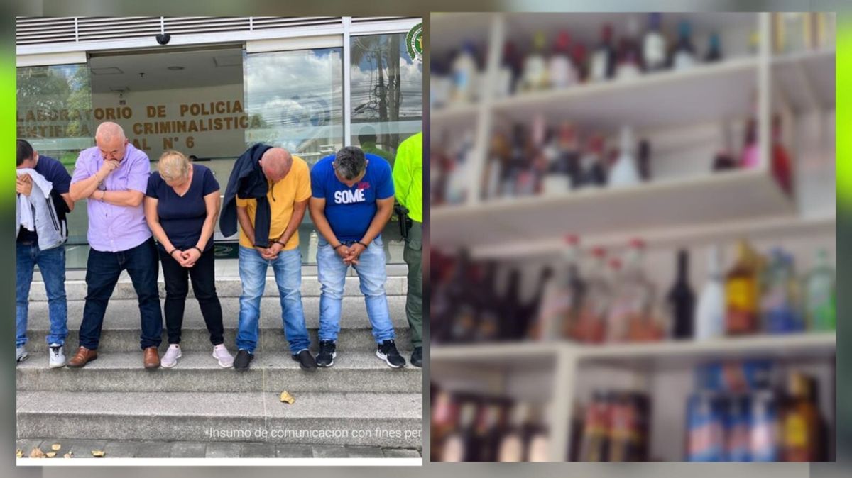 Cae clan familiar que adulteraba licor en Medellín: comercializaban 50.000 botellas al mes