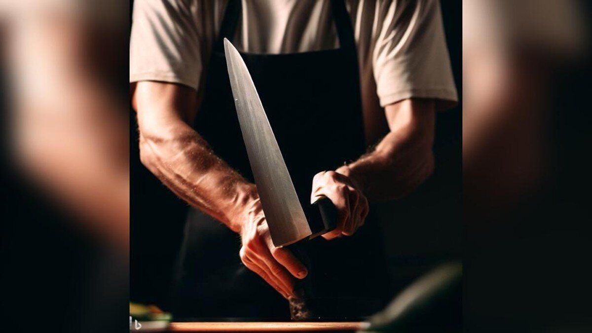 Cómo afilar un cuchillo de cocina