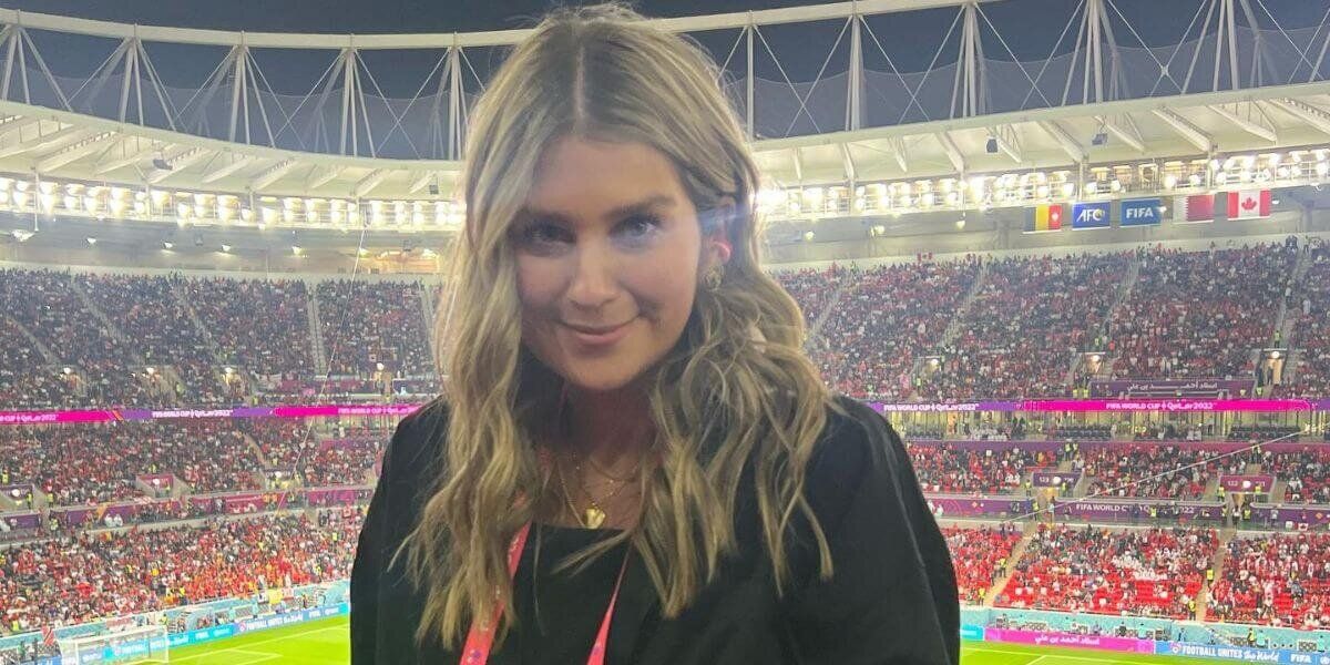 Andrea Guerrero pasó vergüenza cuando se le asomó el brasier en homenaje a selección Colombia femenina
