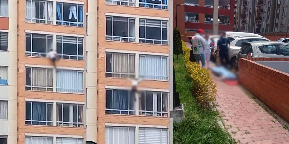 Mujer tuvo ataque de pánico por el temblor y murió tras lanzarse de un séptimo piso en Bogotá