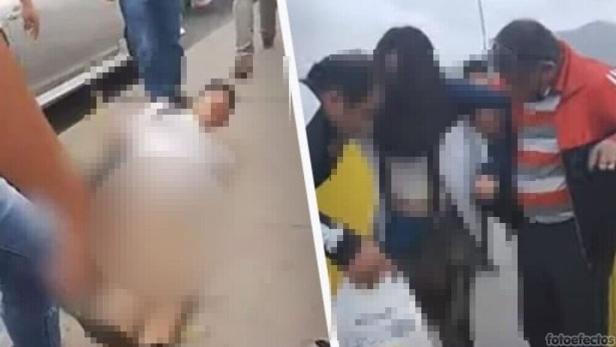 Ciudadanos desnudaron y lincharon a venezolano que minutos antes apuñaló a una mujer en su pierna