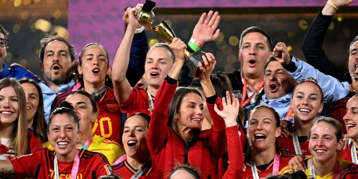 La selección de España es la ganadora del Mundial de Fútbol Femenino en Australia