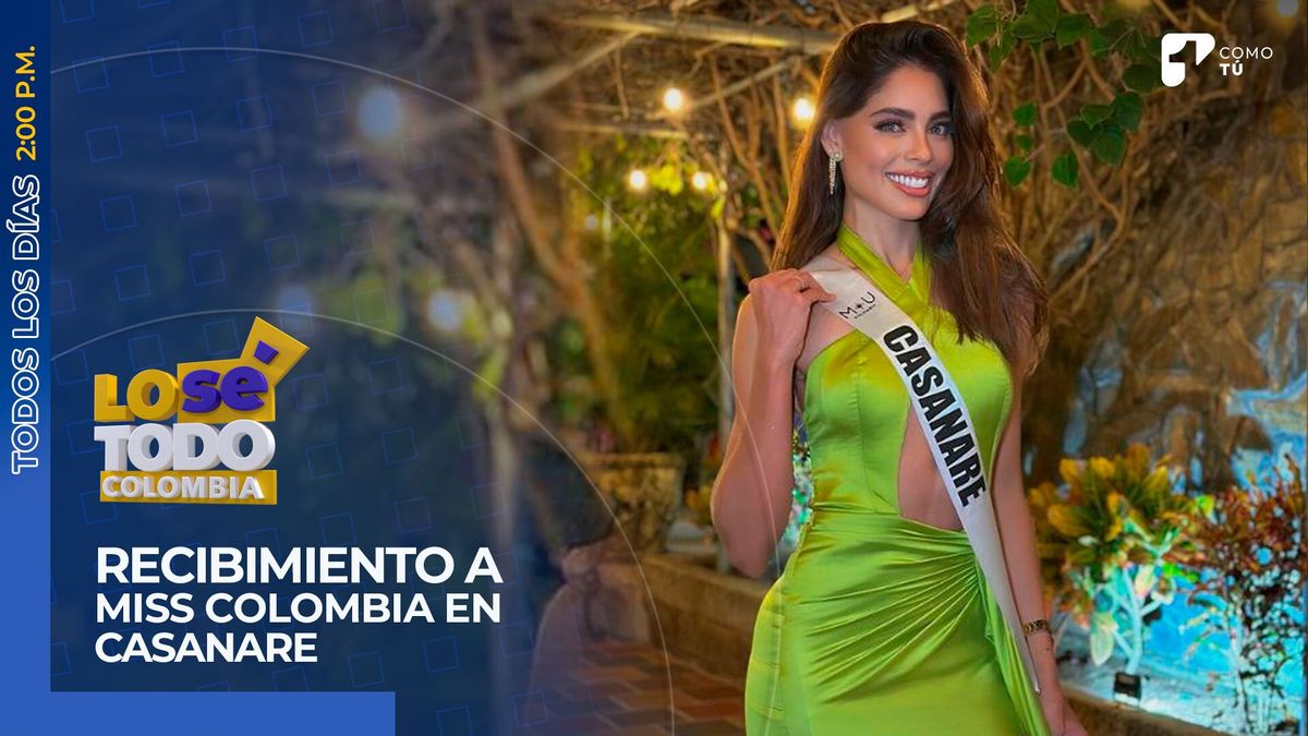 Recibimiento de Miss Colombia en Casanare