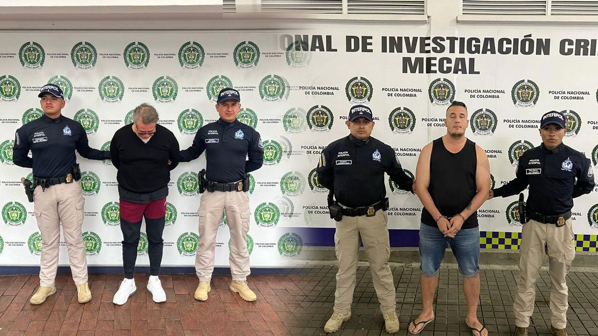 Dos presuntos narcotraficantes extranjeros capturados en Cali y Madrid con fines de extradición