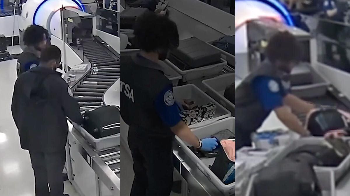 Video: así roban a los pasajeros, durante los controles de seguridad, en el aeropuerto de Miami