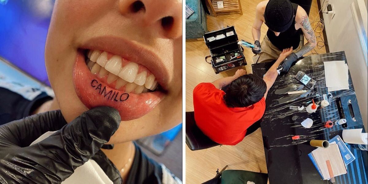 Video | Michell Orozco habló sobre la polémica que vivió por tatuarse el nombre de su esposo en el labio