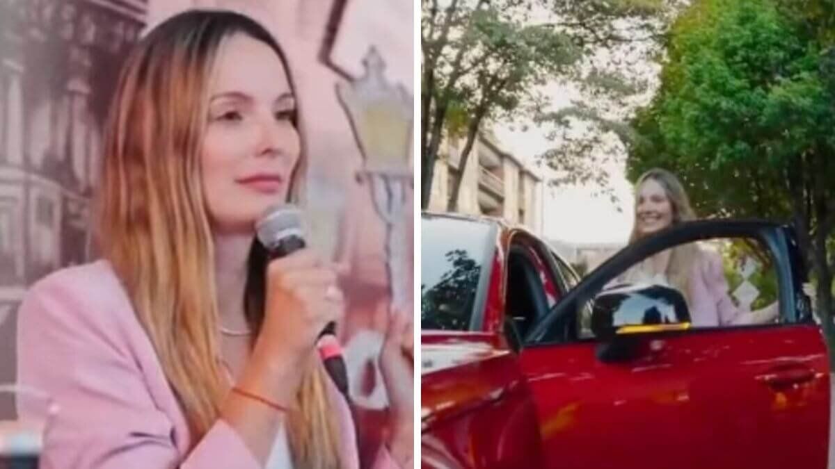 Claudia Bahamón se defendió de críticas por supuestamente usar la muerte de su padre para promocionar vehículo