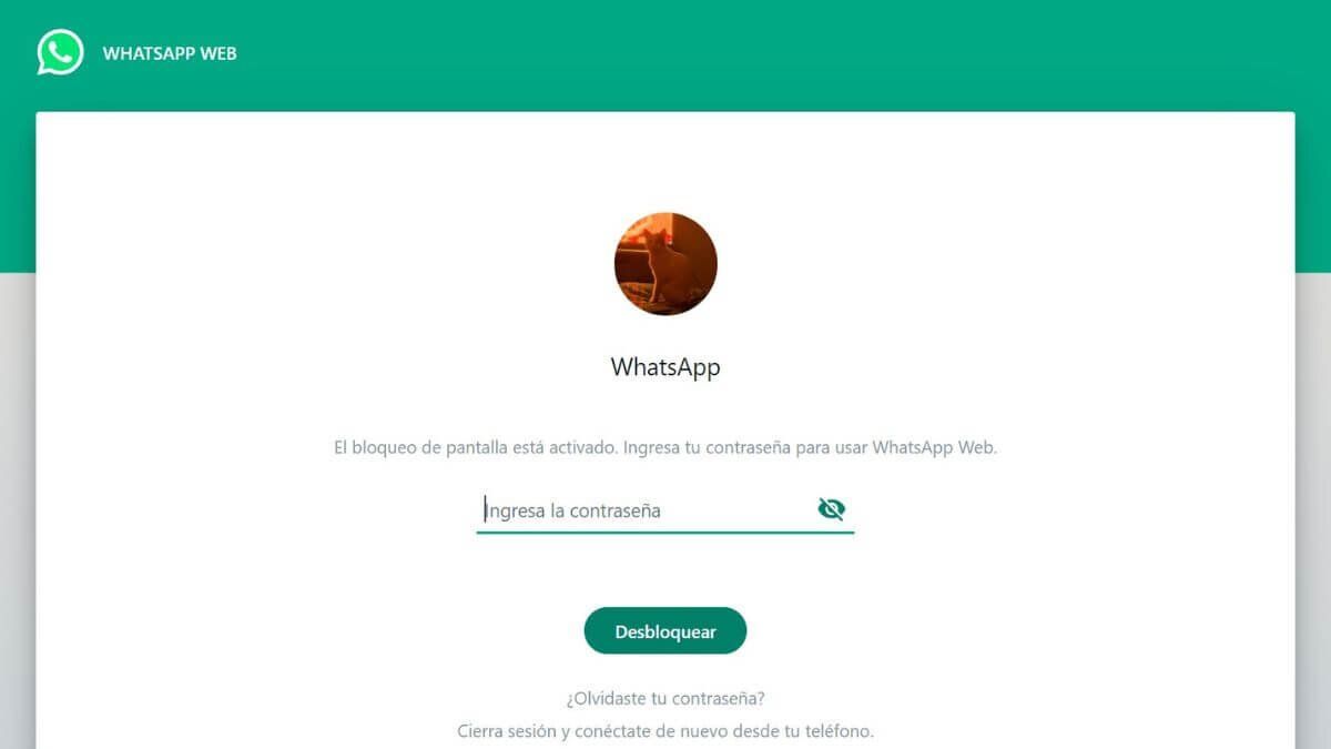 Cómo ponerle contraseña a WhatsApp Web