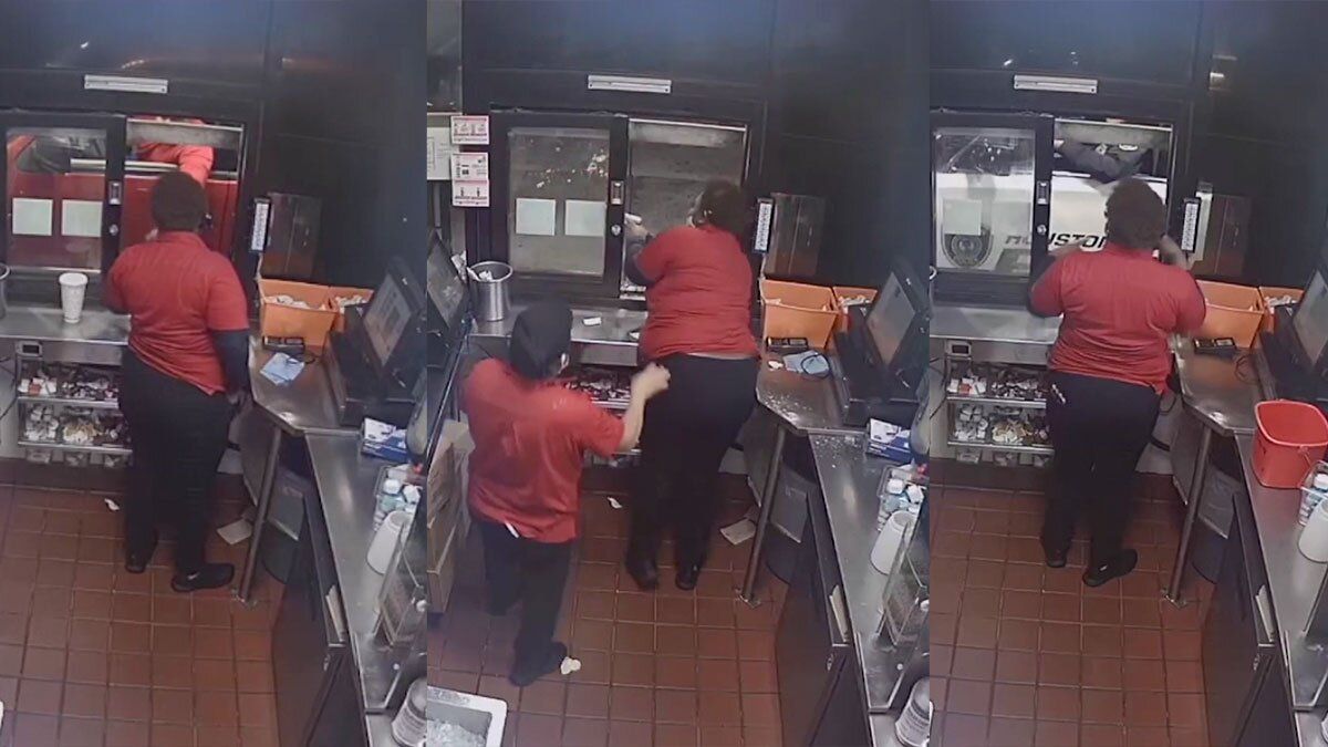 Empleada de restaurante de hamburguesas le disparó a cliente que le reclamó por una papas fritas