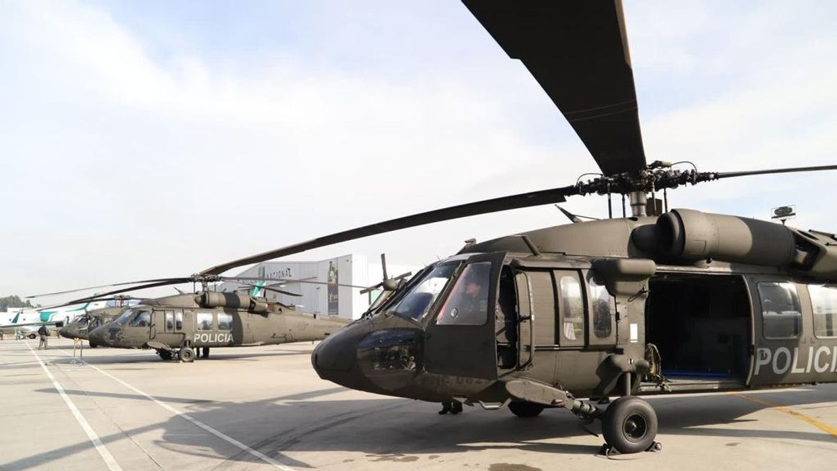 Policía recibe tres helicópteros UH60 del Gobierno de EE.UU para operaciones contra el narcotráfico