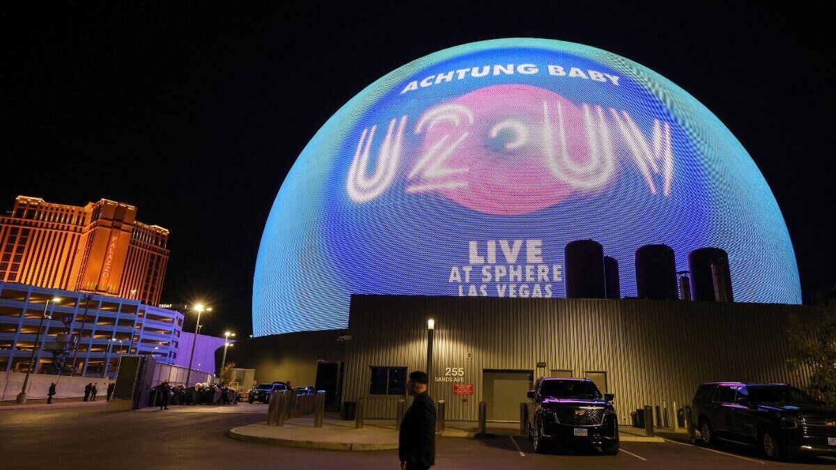 Así fue el concierto de U2 en 'The Sphere' el alucinante estadio de Las Vegas