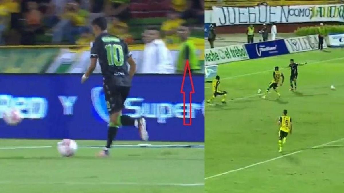 Polémica: un recogebolas evitó un gol de La Equidad al último minuto, lanzando un balón a la cancha