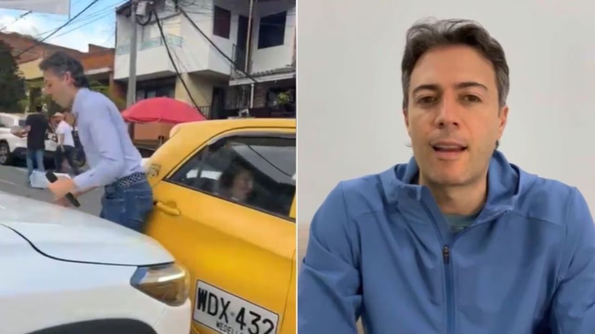 Daniel Quintero fue embestido por un conductor cuando repartía volantes de campaña en Medellín