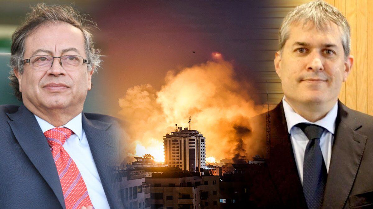 Rifirrafe Petro-embajador de Israel: presidente comparó guerra en Gaza con la Segunda Guerra Mundial