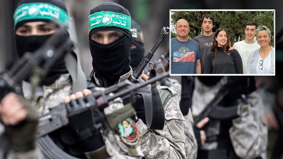 Esta era la familia israelí que murió abrazada tras ser acribillada por terroristas de Hamás