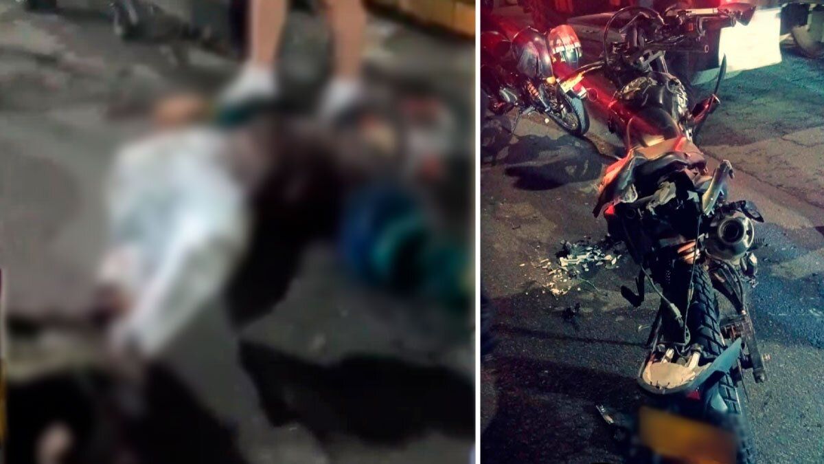 Motociclista murió por exceso de velocidad en caravana nocturna de Halloween, en Bogotá