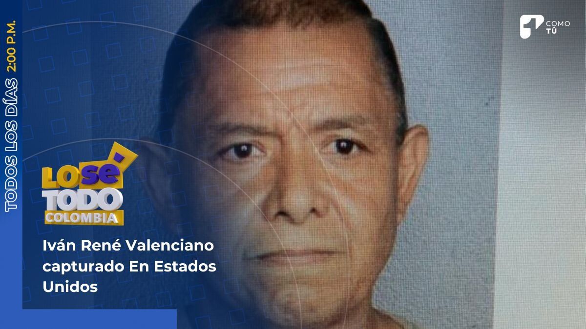 Atención: exfutbolista colombiano Iván René Valenciano, detenido en Estados Unidos