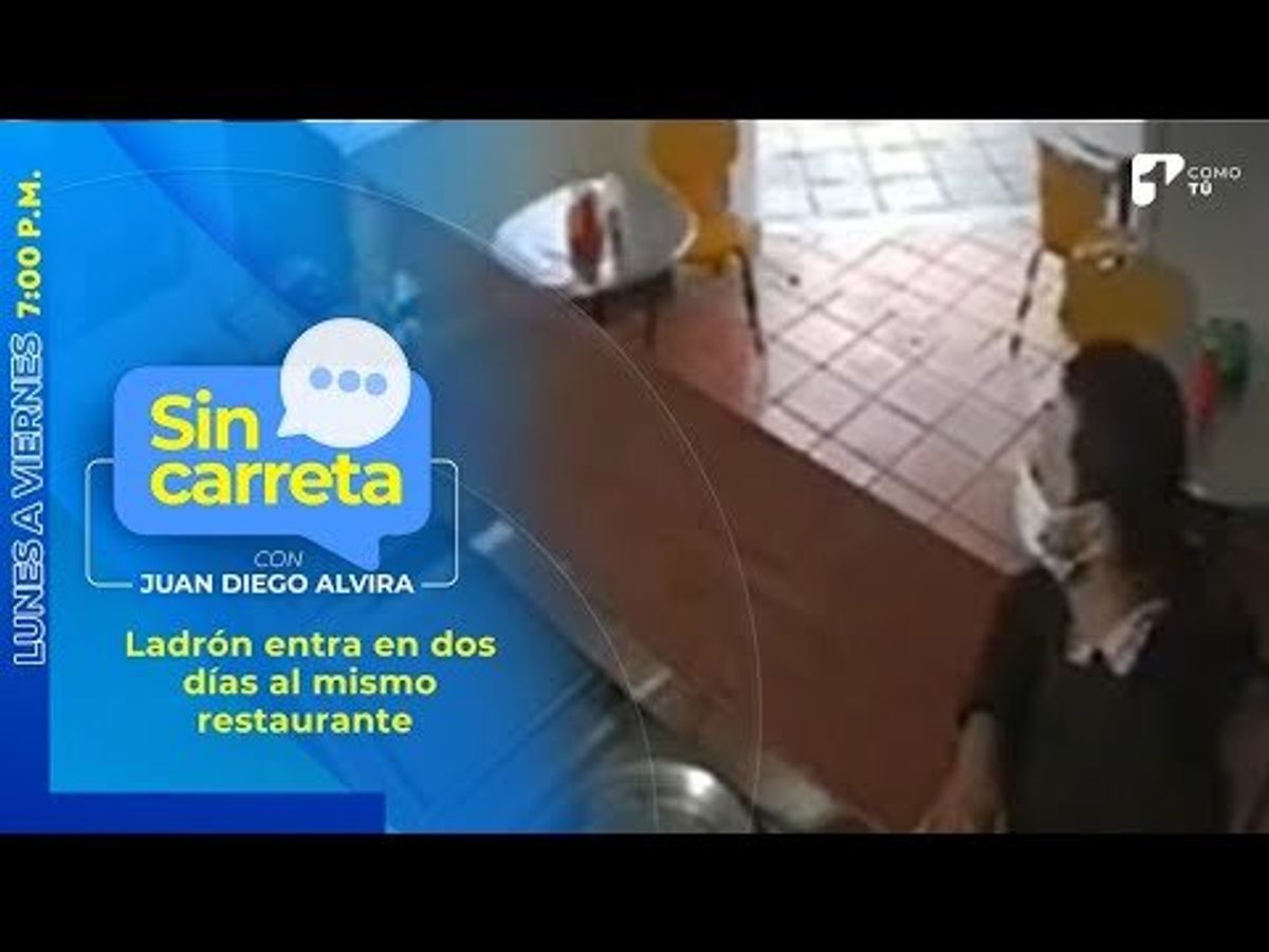 Hombre roba el mismo restaurante dos veces en un día en Barrancabermeja
