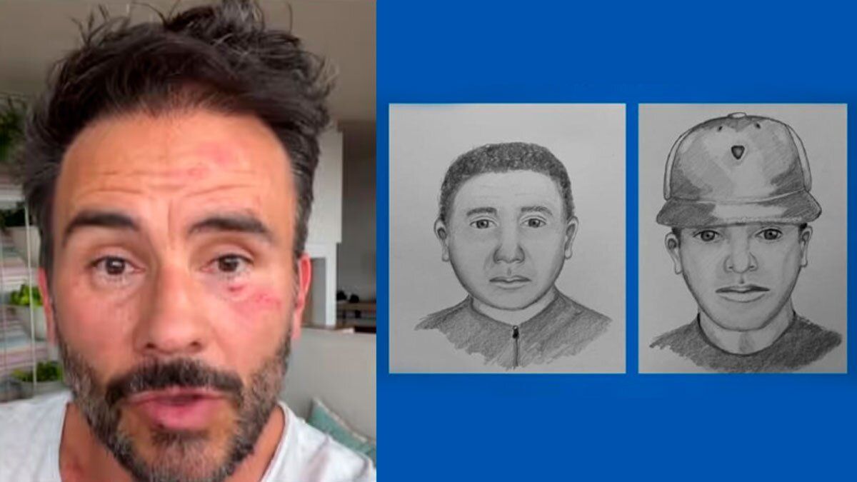Estos son los retratos hablados de los delincuentes que golpearon y atracaron al actor, Juan Pablo Raba