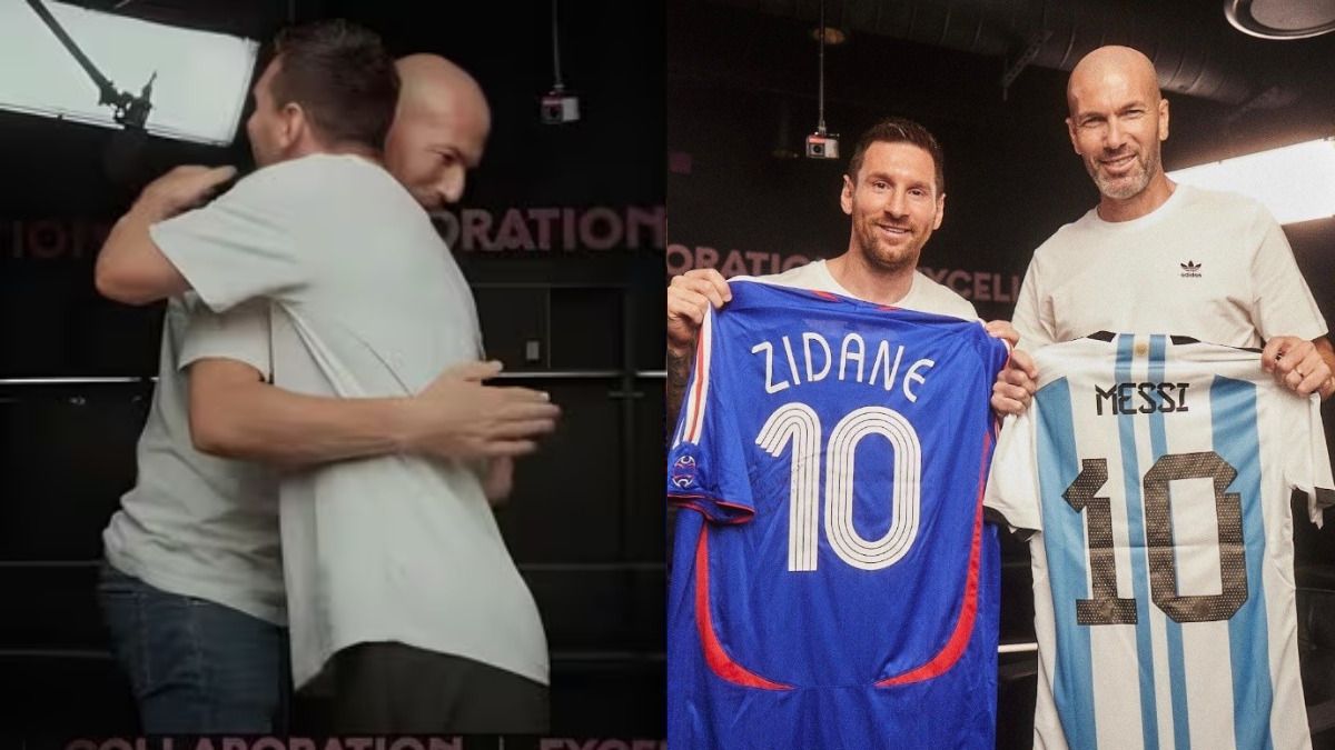 Las confesiones de Zinedine Zidane y Lionel Messi: “Te admiro muchísimo”