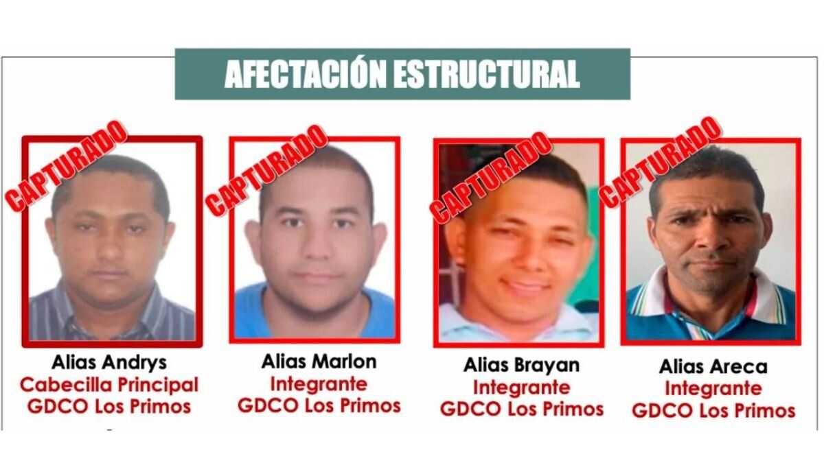 ¡Atención! Capturan a cuatro hombres que tendrían que ver con el secuestro de 'Mane' Díaz