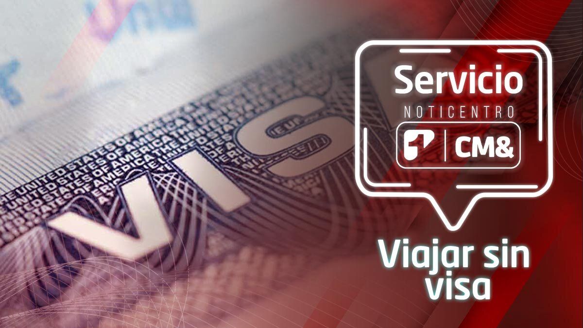 Servicio NotiCentro1 CM& | ¿A qué países puede viajar un colombiano sin la visa?