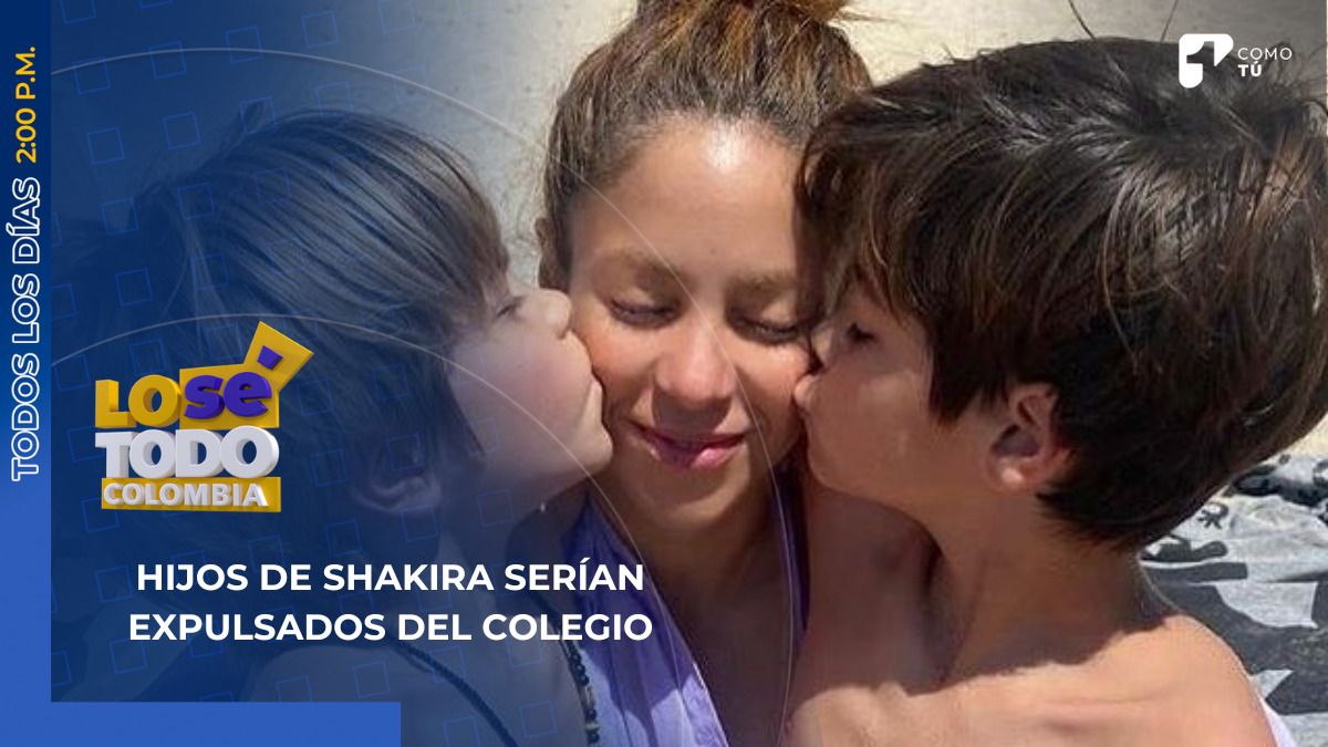 Hijos de Shakira serían expulsados del colegio por faltar a clases