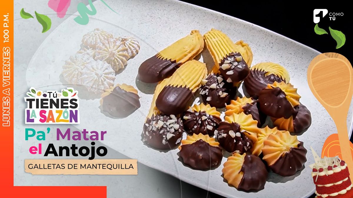 Pa’ Matar El Antojo: deliciosas galletas de mantequilla con Valentina Valero