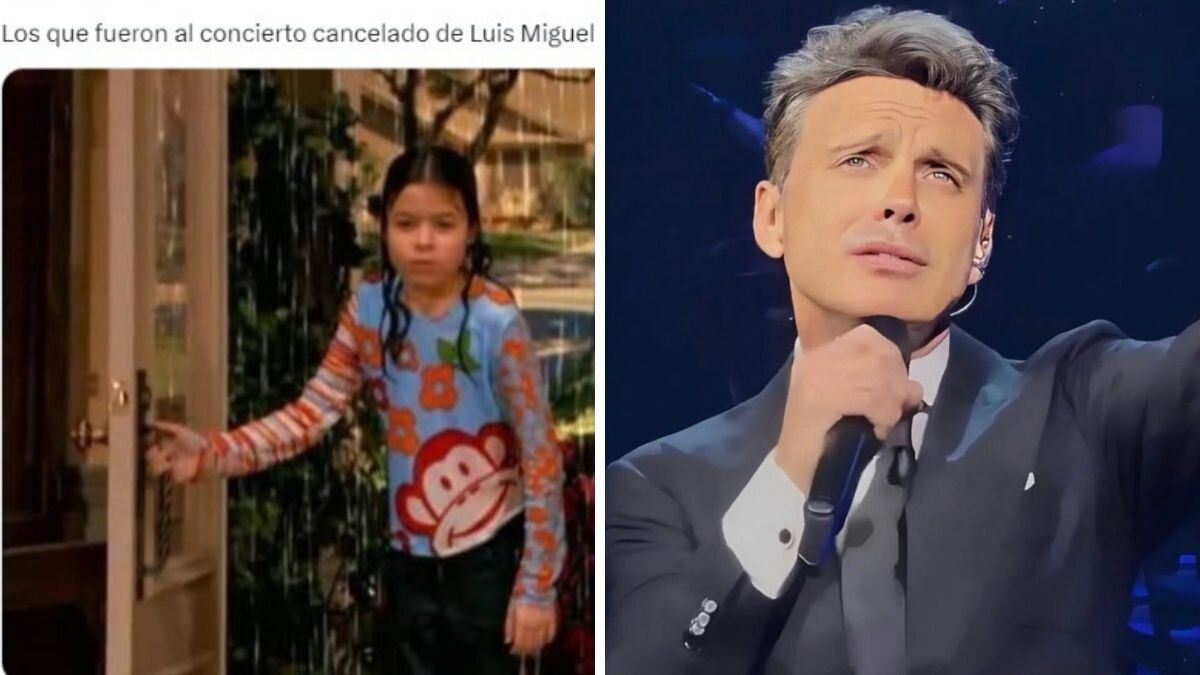 Luis Miguel canceló concierto por lluvias y las redes se lo cobraron con memes
