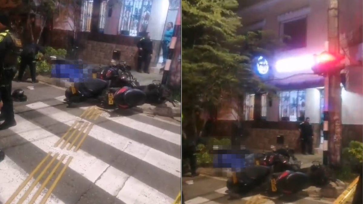 Video | Exmilitar de alto rango abatió a ladrón que iba a robarle su moto en Medellín