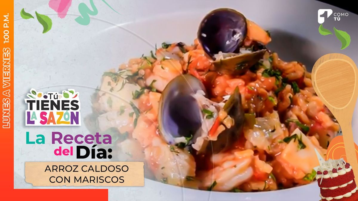 Receta Del Día: prepara un arroz caldoso con mariscos junto a Patricia Gómez