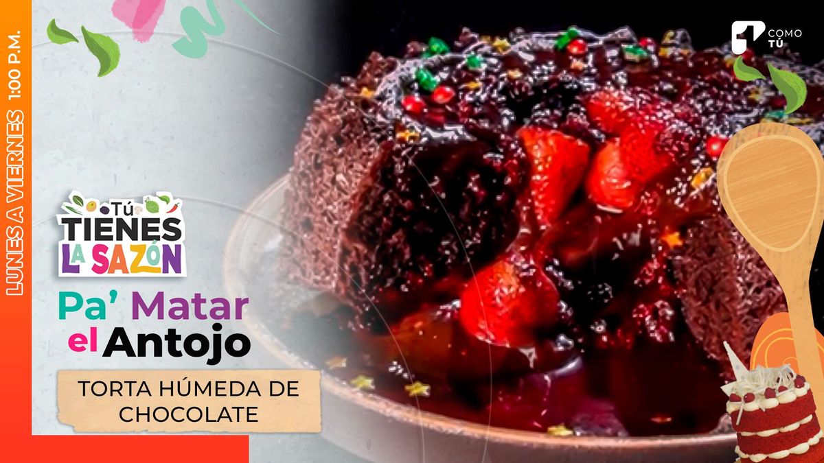 Pa’ Matar El Antojo: prepara una deliciosa torta húmeda de chocolate con Catalina Ochoa
