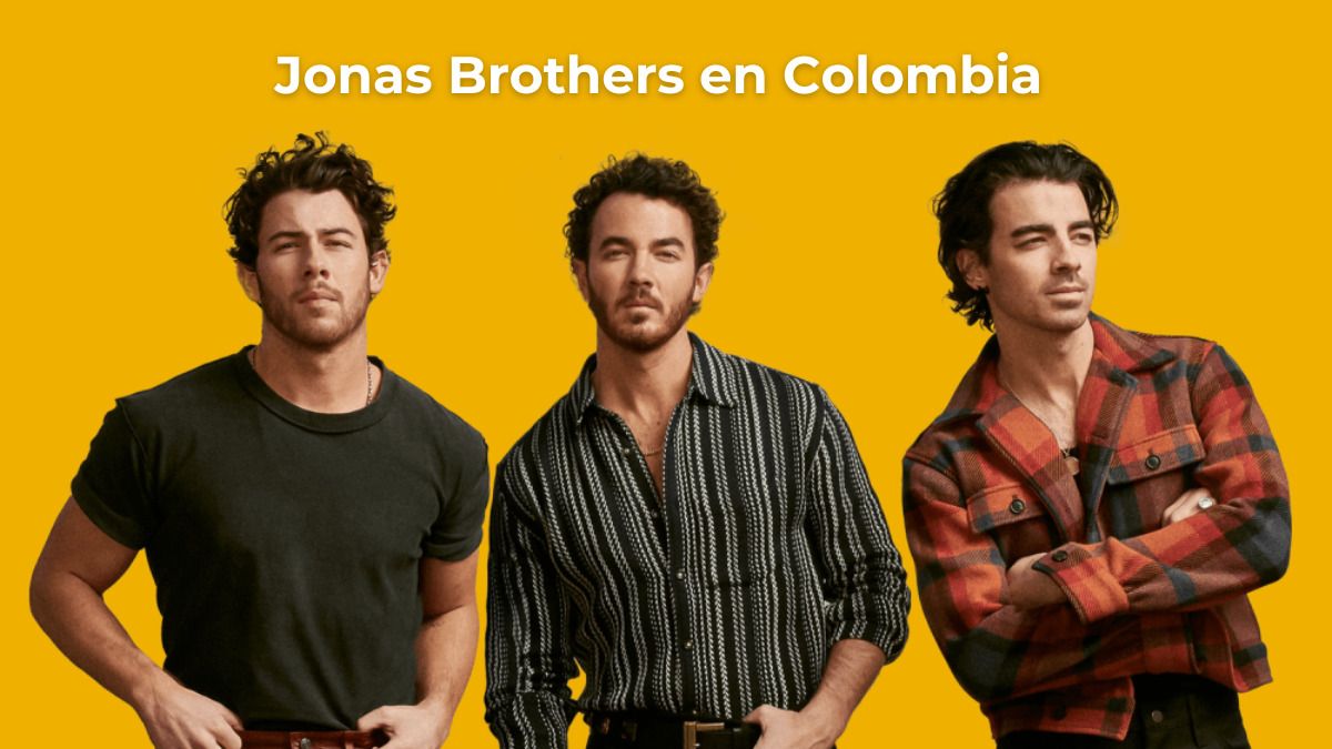 Los Jonas Brothers regresan a Colombia en concierto después de 13 años