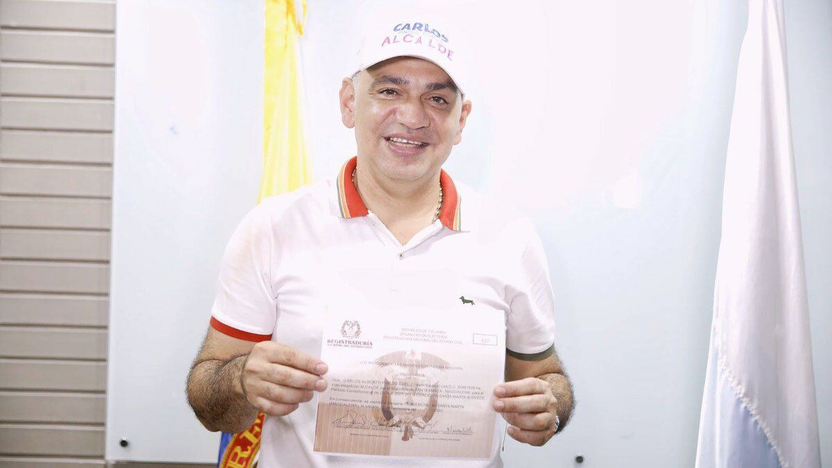 Tribunal admitió demanda contra Carlos Pinedo, alcalde electo de Santa Marta