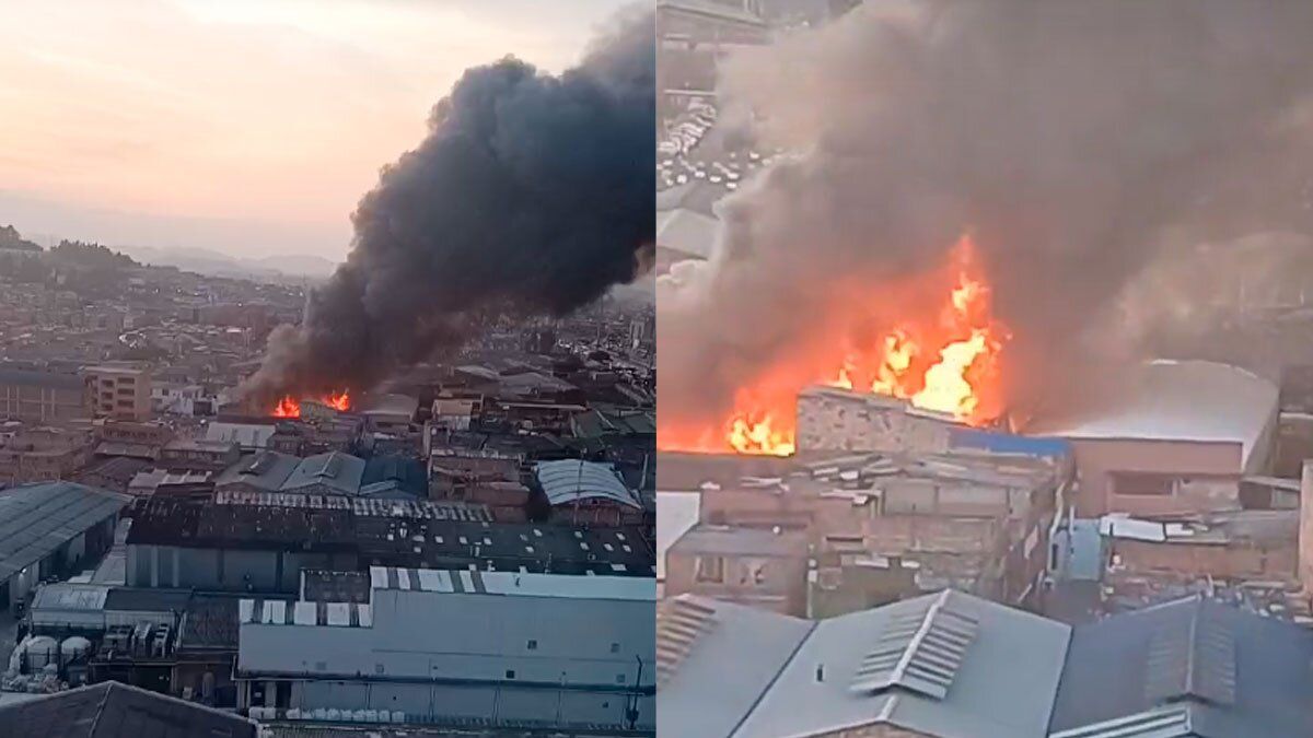 Video | Se incendia una fábrica al sur de Bogotá: esto se sabe