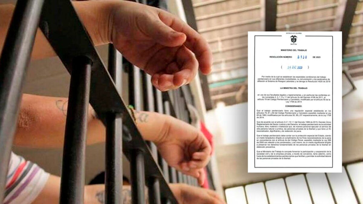 MinTrabajo firmó decreto que ordena pagar salario mínimo a reclusos que trabajen