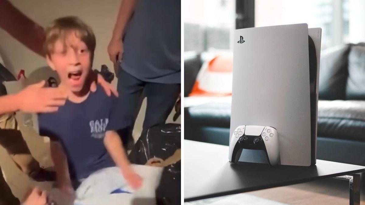 Viral | La sorprendente reacción de dos niños al recibir un PlayStation 5 en Navidad