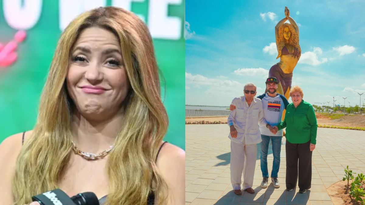 Shakira reaccionó en redes a la estatua que hicieron en su honor en Barranquilla