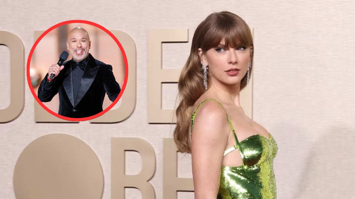 Video | Taylor Swift reacciona a comentario inoportuno de presentador en los Golden Globes