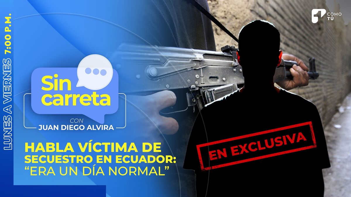 Habla víctima de secuestro en pleno canal de televisión en Ecuador: "Era un día normal"