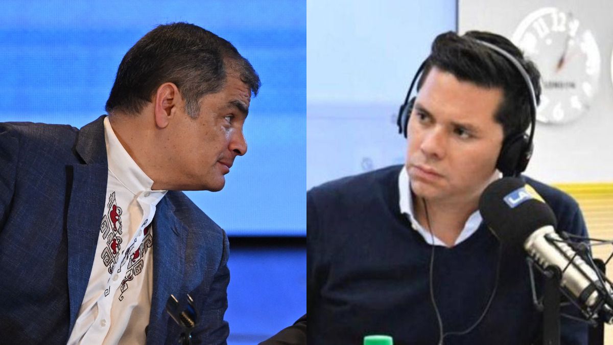 Rafael Correa y Luis Carlos Vélez