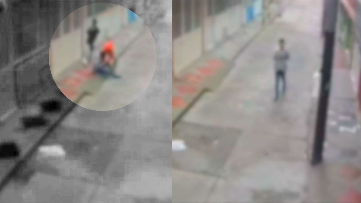 Video | Dos ladrones apuñalaron a un niño por robarle el celular en Bogotá