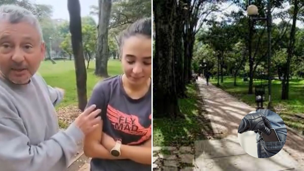 Padre denuncia violento robo a su hija en el parque El Virrey: "La tiró al piso"