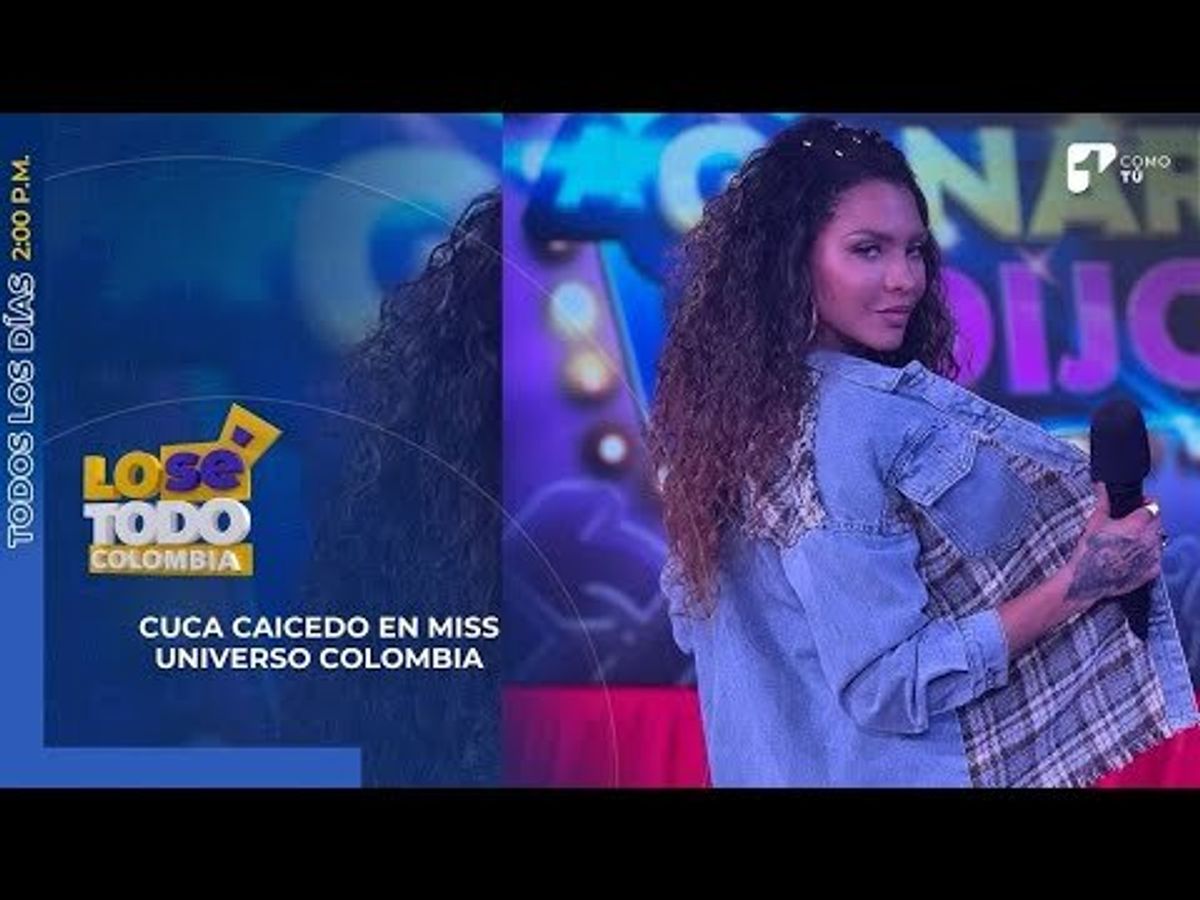 La exguerrera Cuca Caicedo habla de su precandidatura a Miss Universo Colombia