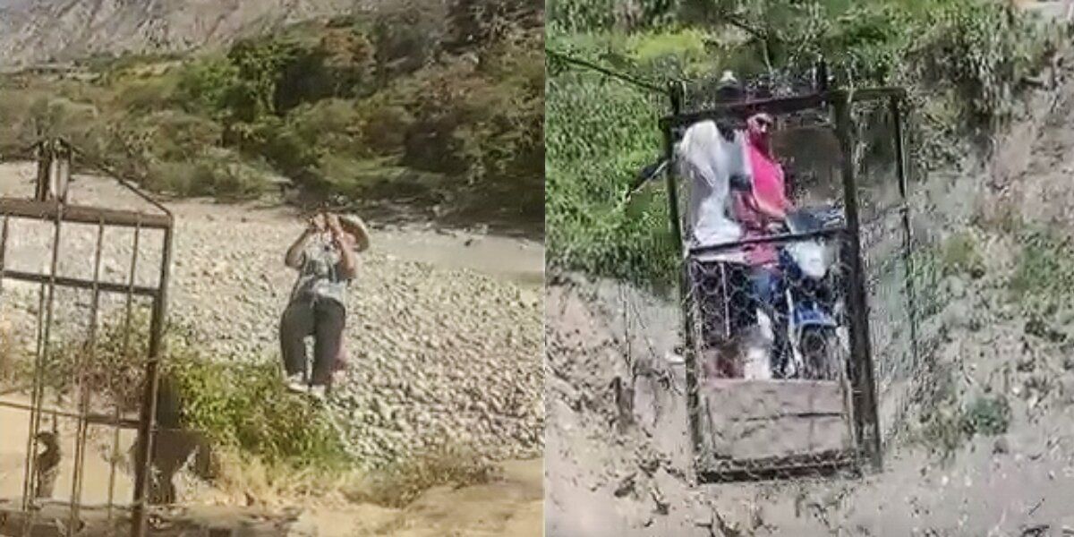 Juez ordena capacitar niños y adultos para cruzar en polea el río Chicamocha