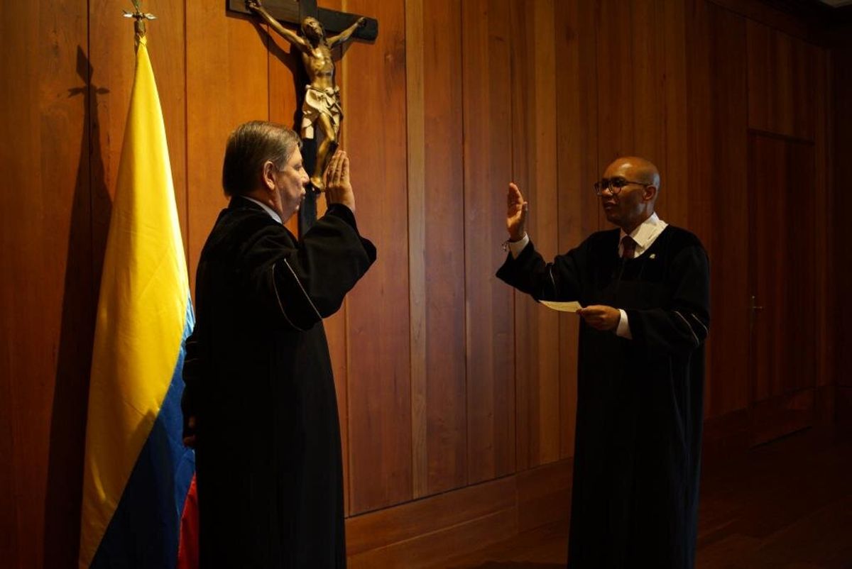 Gerson Chaverra se convierte en el primer presidente afrodescendiente de la Corte Suprema
