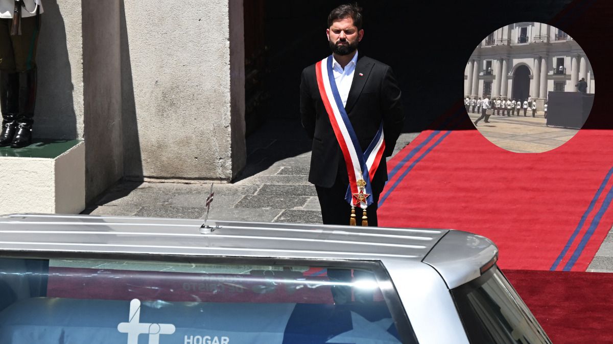 Hombre interrumpió funeral de Piñera