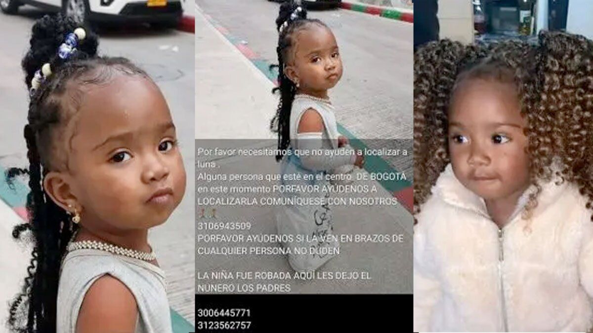 Apareció Luna Sophia, la menor de un año que había sido raptada en el centro de Bogotá